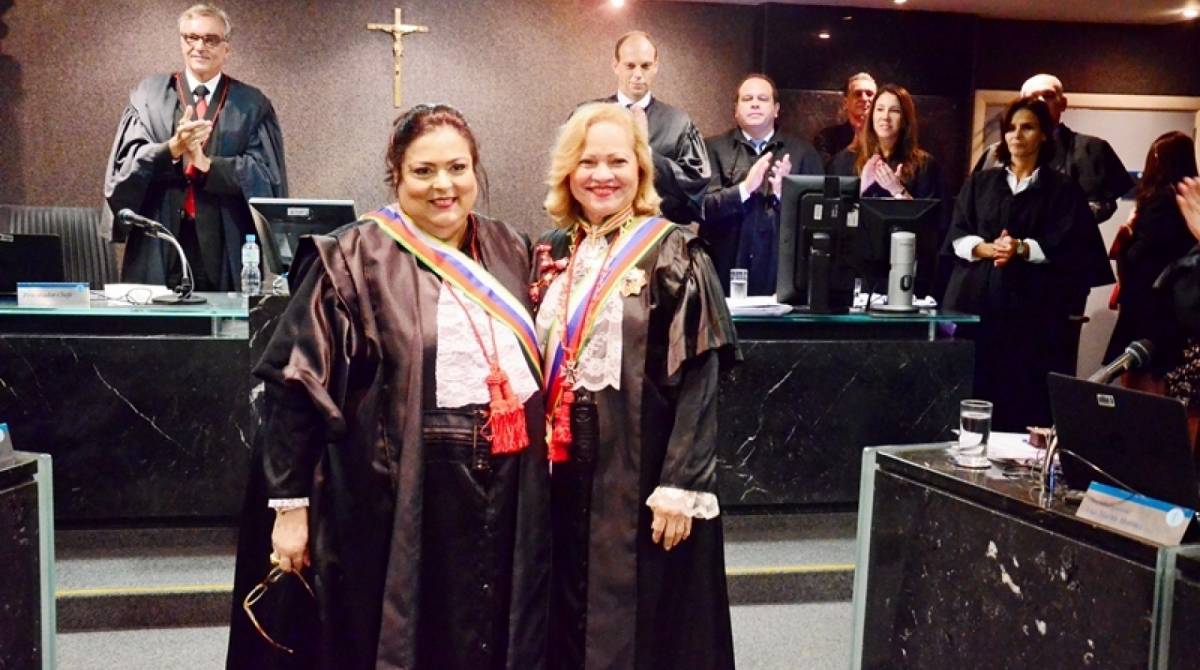 A desembargadora Claudia Regina - Reprodução TRT-RJ