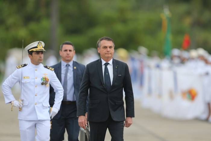 Presidente Jair Bolsonaro participa de cerimÃ´nia em homenagem Ã  atuaÃ§Ã£o brasileira na Segunda Guerra Mundial, no Monumento dos Pracinhas, no Aterro do Flamengo