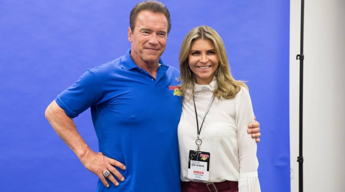 Arnold Schwarzenegger e Ana Paula Leal - RODRIGODOD