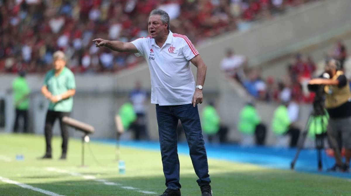 CAMPEONATO BRASILEIRO  2019 - Flamengo x Chapecoense se enfrentam no Est&aacute;dio Maracan&atilde; pela 4a Rodada.Na foto o t&eacute;cnico do Flamengo Abel Braga. Foto: Daniel Castelo Branco / Ag&ecirc;ncia O Dia