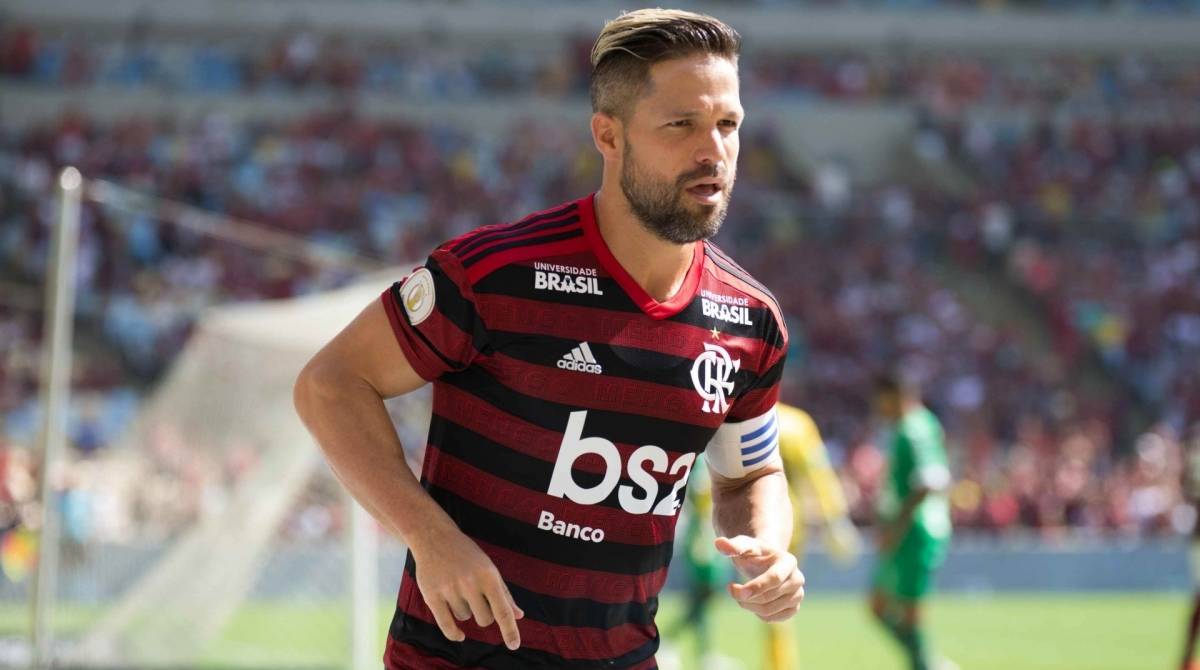 5-12-9--20 - AG&Ecirc;NCIA DE NOT&Iacute;CIAS/PARCEIRO - O jogador Diego do Flamengo, durante partida contra a equipe da Chapecoense, em jogo v&aacute;lido pela quarta rodada do Campeonato Brasileiro de 2019, realizado no Est&aacute;dio do Maracan&atilde;, Zona Norte do Rio, na manh&atilde; deste domingo (12). Foto: Marcelo Gon&ccedil;alves/Parceiro/Ag&ecirc;ncia O Dia