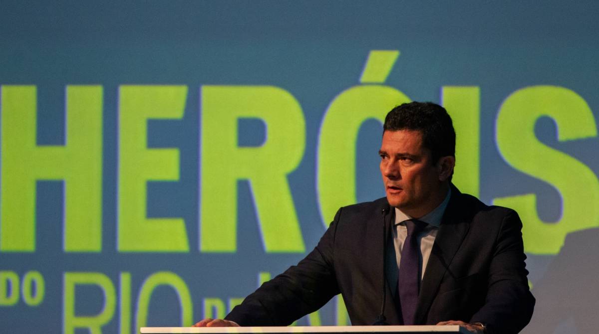 Ministro da Justi&ccedil;a e Seguran&ccedil;a P&uacute;blica, Sergio Moro - Armando Paiva / Ag&ecirc;ncia O Dia