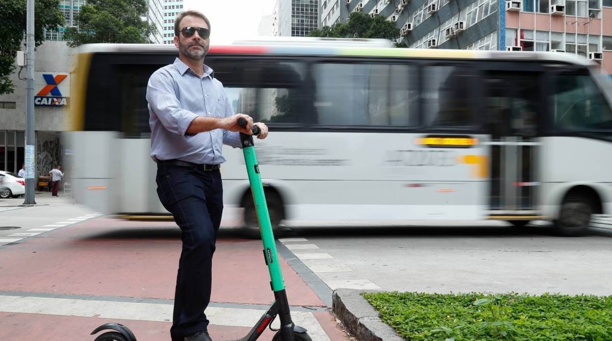 Anderson Caldeira aprova novo meio de transporte nos pequenos deslocamentos, mas pede segurança - Gilvan de Souza