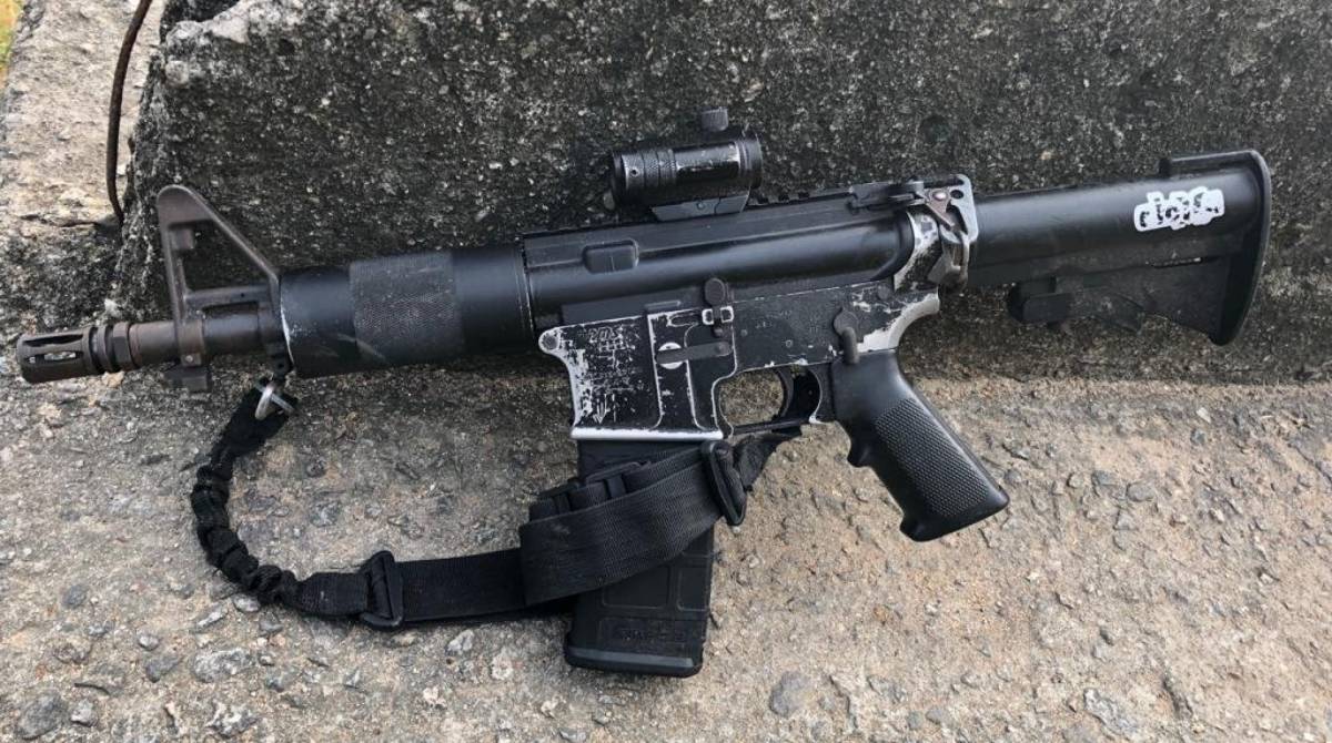 Fuzil apreendido durante a&ccedil;&atilde;o desta segunda-feira - Divulga&ccedil;&atilde;o / Pol&iacute;cia Militar