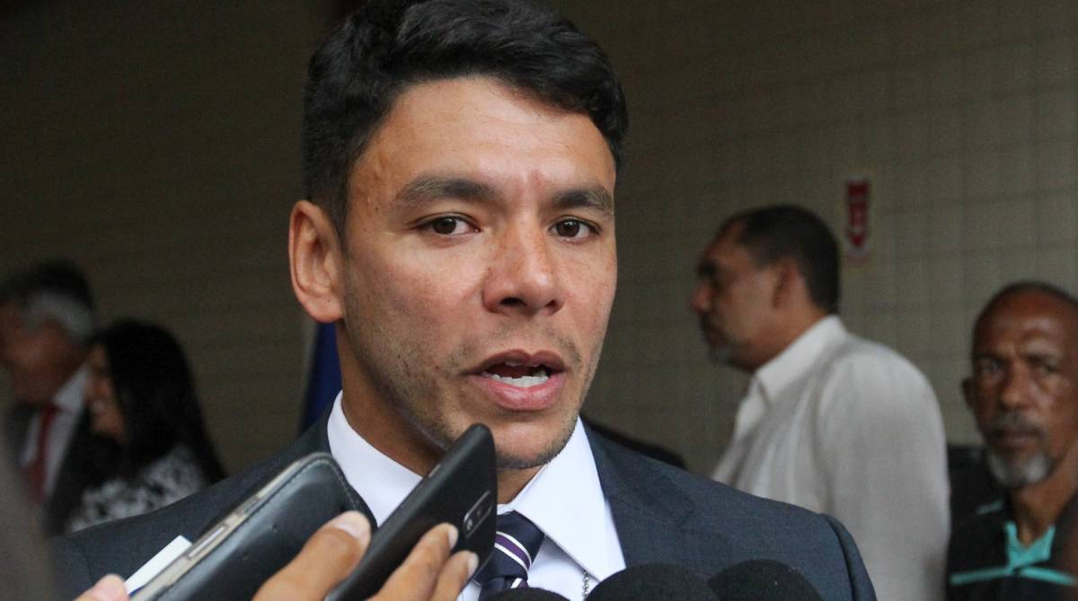 Rio de Janeiro (RJ), 15/05/2019, INAUGUACAO DA DHBF -Moiseis Santana, delegado titular da DHBF, durante a  Inauguracao da nova sede da Delegacia de Homicidios da Baixada Fluminense, Rio de Janeiro.Foto: Armando Paiva / Agência O Dia inaugyracao, DHBF, Delegacia de homicidios, Rio de Janeiro