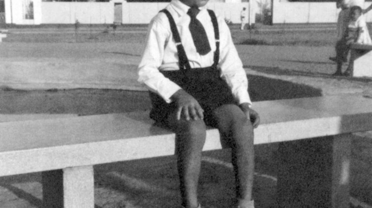 Sai biografia de Fagner: na foto, o cantor na infância