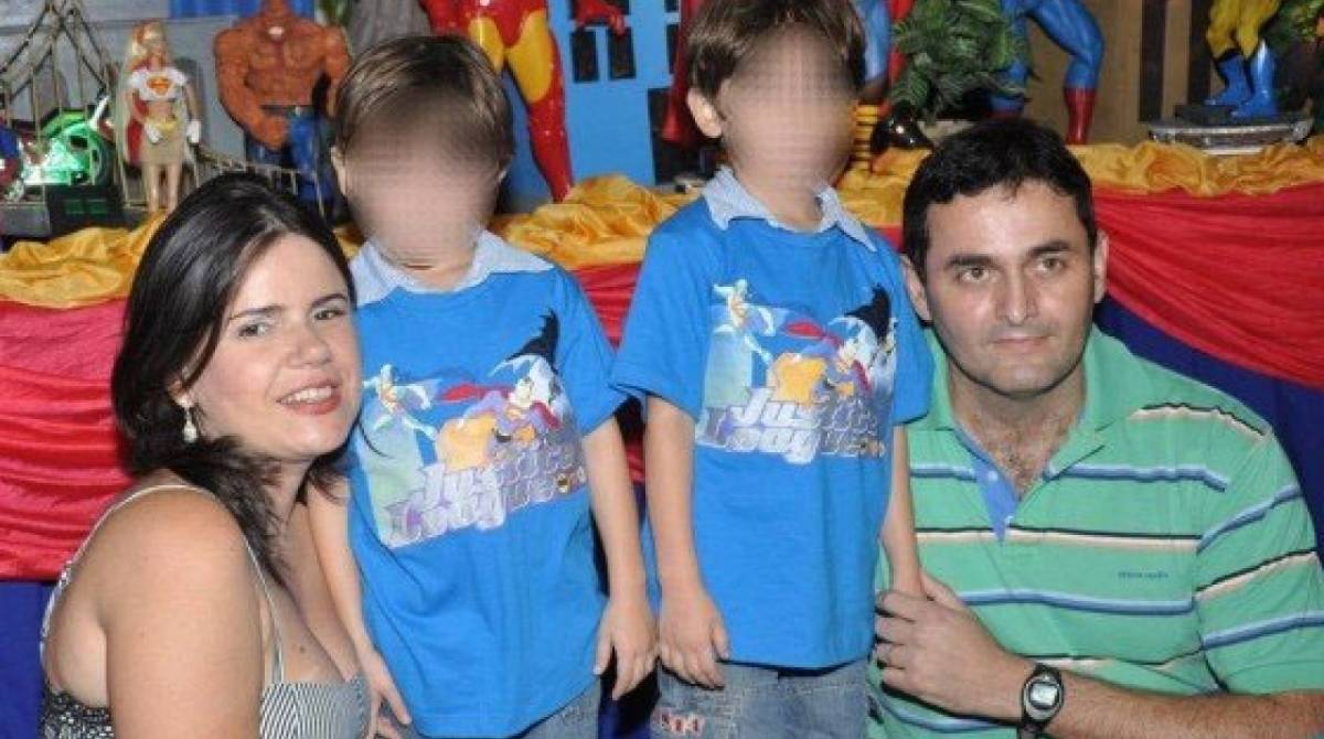A mulher e as crian&ccedil;as ficaram em poder de Andr&eacute; Luiz por 14 horas - Arquivo Pessoal
