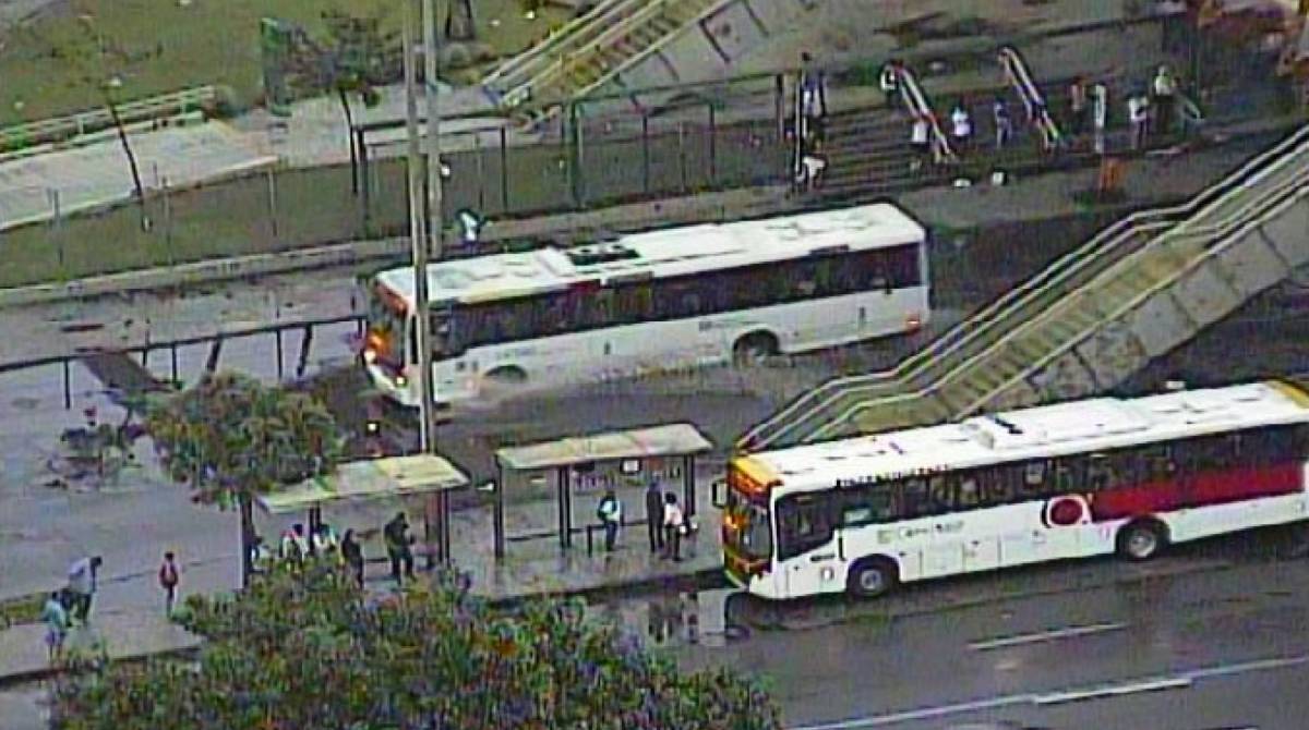 Alagamento na Cidade Nova, na altura da Prefeitura - Divulgação / COR