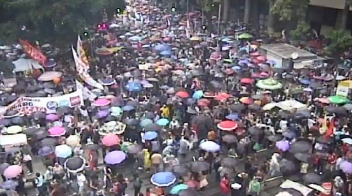 Manifestação no Centro do Rio