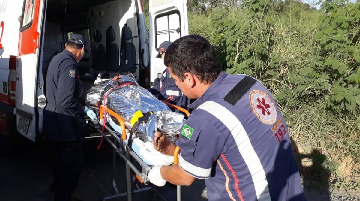 Homem estava consciente e se expressava por gestos, pois tinha dificuldade para falar. Ele não conseguiu informar aos socorristas como tinha ido parar no local - Divulgação/ GCM Limeiras