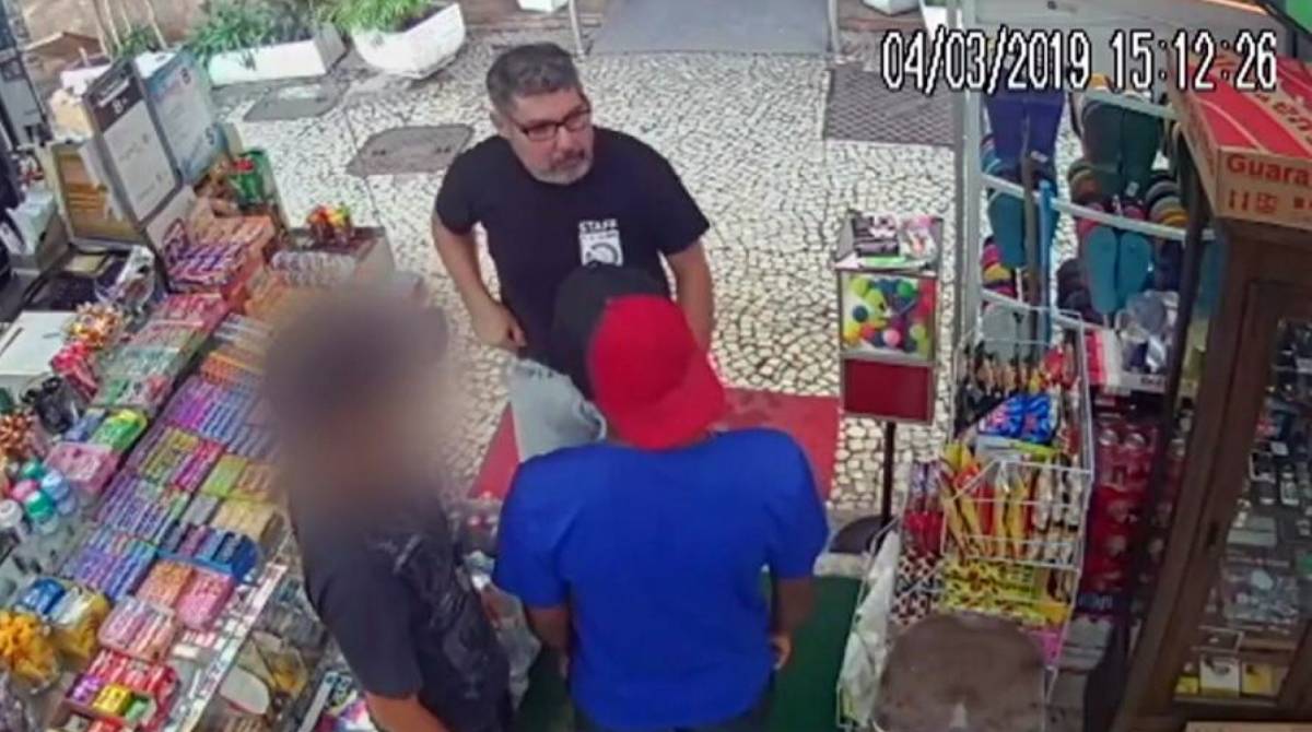 Um dos assaltos praticados por Rogério - Reprodução / Internet