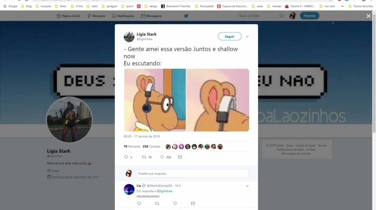 Meme da m&uacute;sica "Juntos", de Paula Fernandes