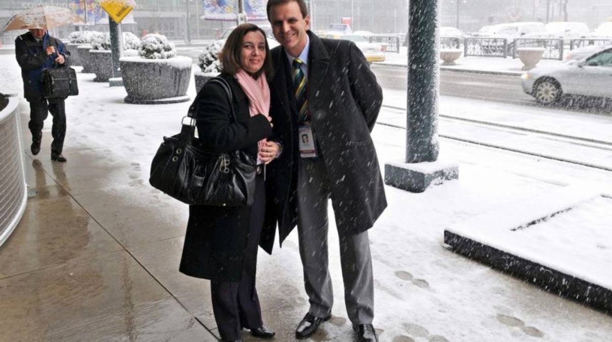 A jornalista tamb&eacute;m j&aacute; trabalhou com Eduardo Paes