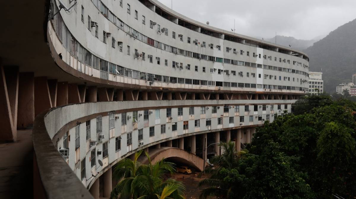 Rio, 18/05/2019, Tunel Acustico, na foto Vista do teto do tunel feita do Minhocao. Foto de Gilvan de Souza / Agencia O Dia