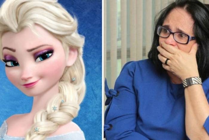 Elsa, de 'Frozen', convida Damares para conhecer seu castelo 