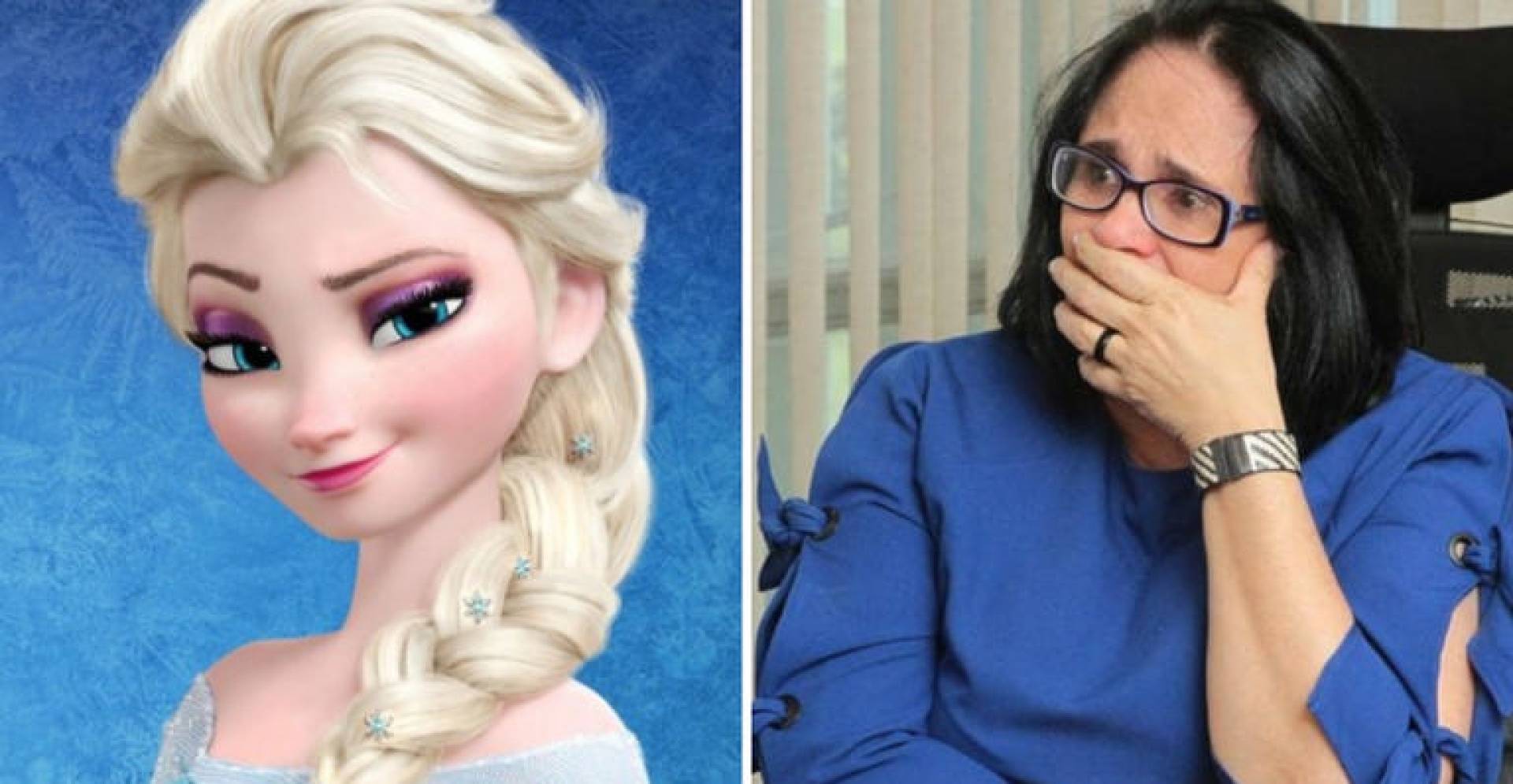 Elsa, de 'Frozen', convida Damares para conhecer seu castelo 
