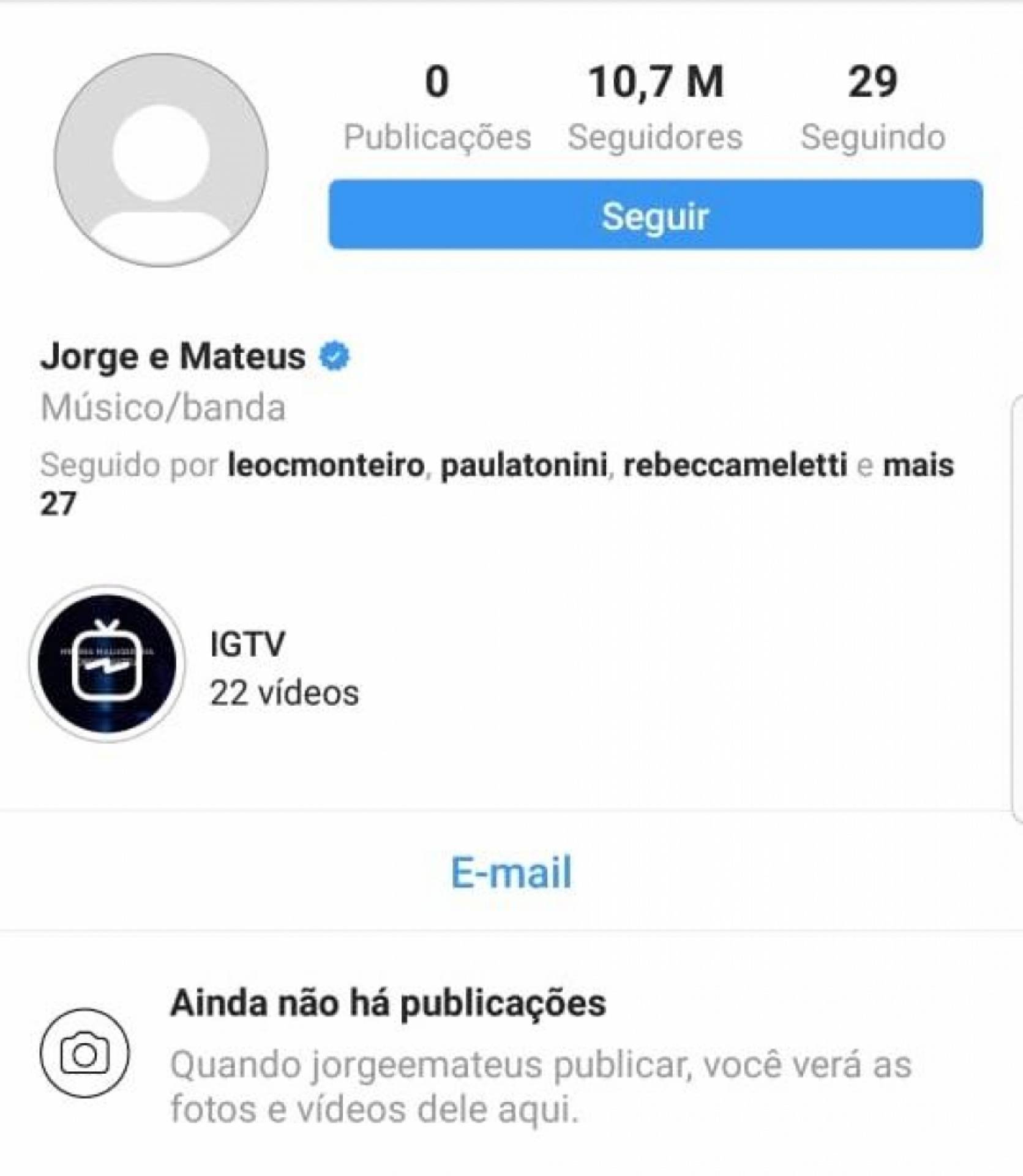 Jorge e Mateus deletam fotos do Instagram - Reprodução de internet