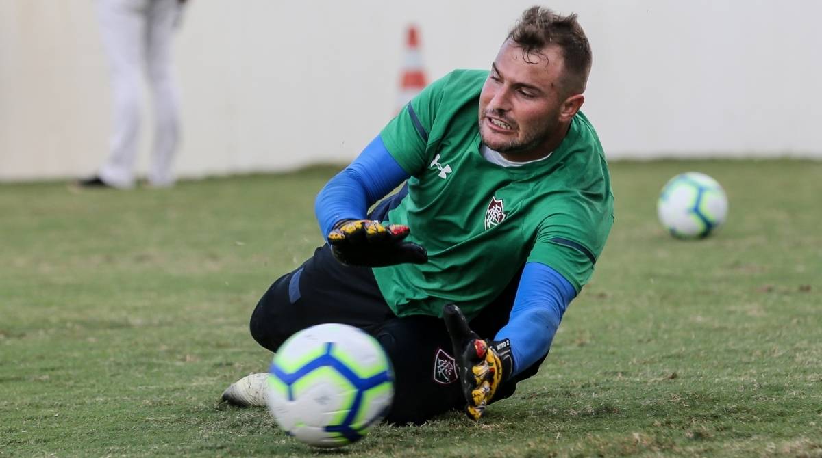 Agenor ganhou a disputa de posição com Rodolfo e será titular na
Sul-Americana - LUCAS MERÇON / FLUMINENSE F.C