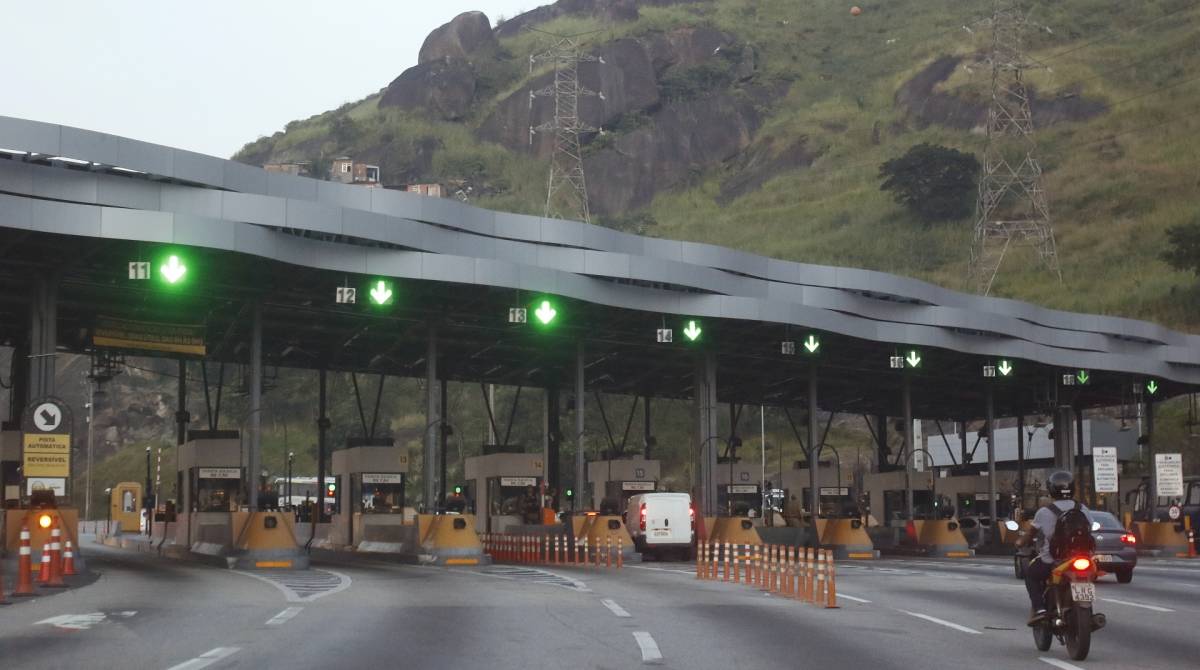 Pedágio da Linha Amarela - Reginaldo Pimenta / Agência O Dia