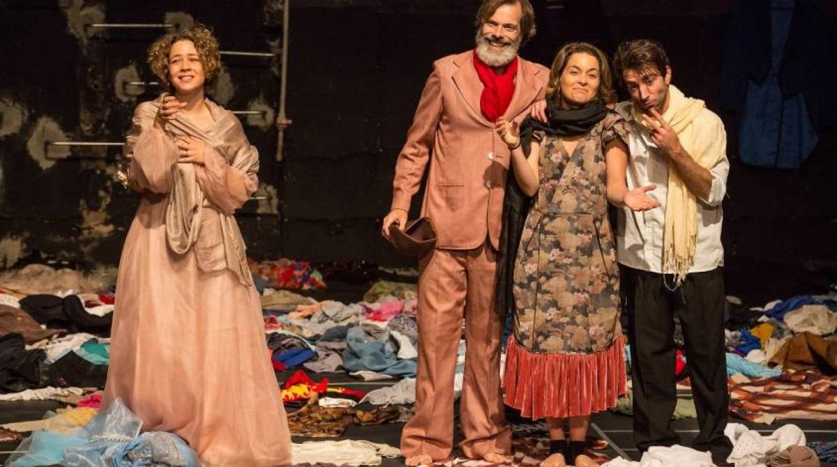 Leandra Leal (E), Luiz Henrique, Cláudia Abreu e Rodrigo Pandolfo