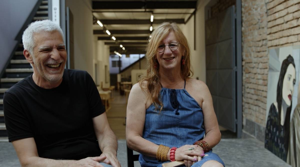 Cenas do documentário Rindo à toa - Angeli e Laerte