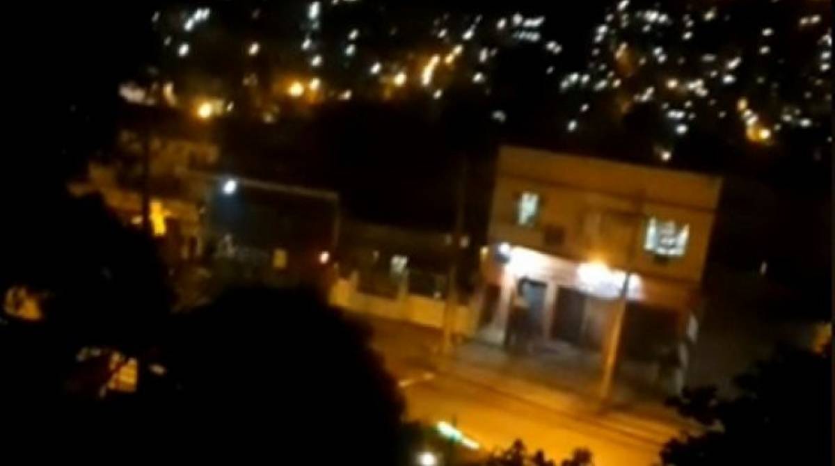 Moradores relatam tiros na região do Morro do Adeus  - Reprodução 