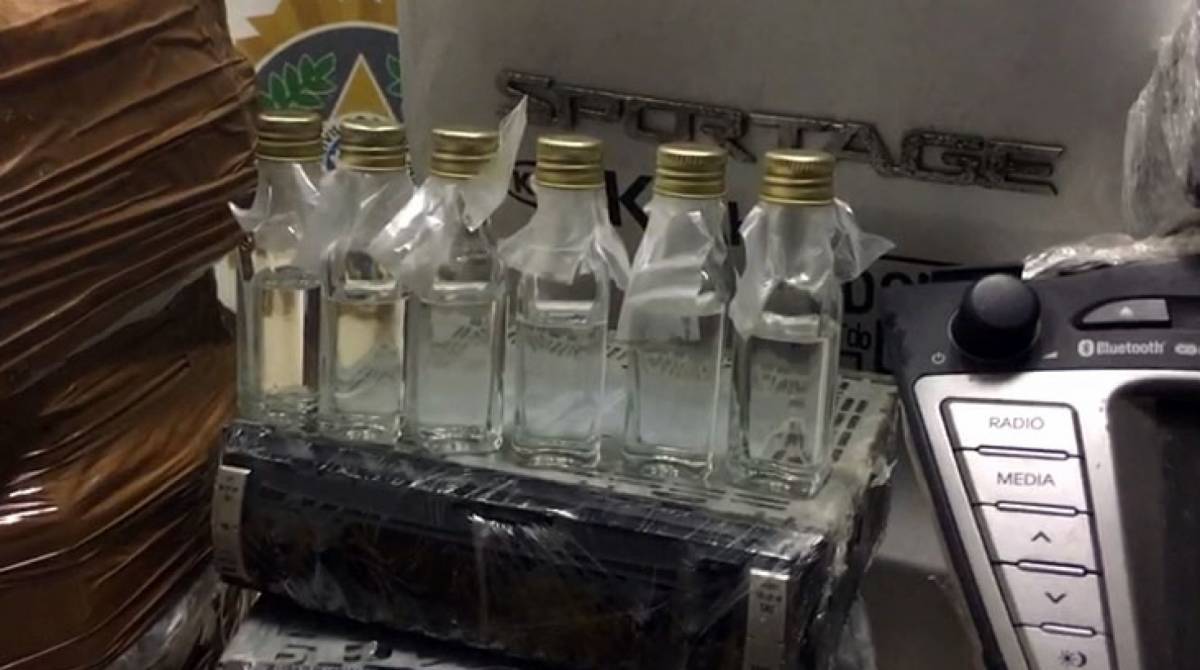 Material apreendido na ação desta quinta