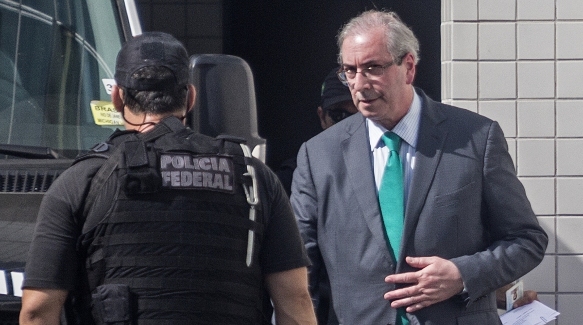 Eduardo Cunha deu entrada em Bangu 8 em maio do ano passado - Daniel Castelo Branco / Ag&ecirc;ncia O DIA