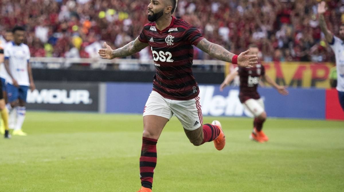 2019-06-01 - AGENCIA DE NOTICIAS - PARCEIRO - Partida entre Flamengo x Fortaleza pela 7&ordf; rodada do Campeonato Brasileiro, na tarde deste S&aacute;bado no Nilton Santos, nesta s&aacute;bado(01). Foto: Delmiro Junior/Parceiro/Ag&ecirc;ncia O Dia