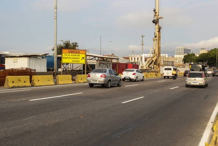 Trecho da Avenida Brasil, entre o Caju e Benfica, serÃ¡ interditado para construÃ§Ã£o de viaduto do BRT