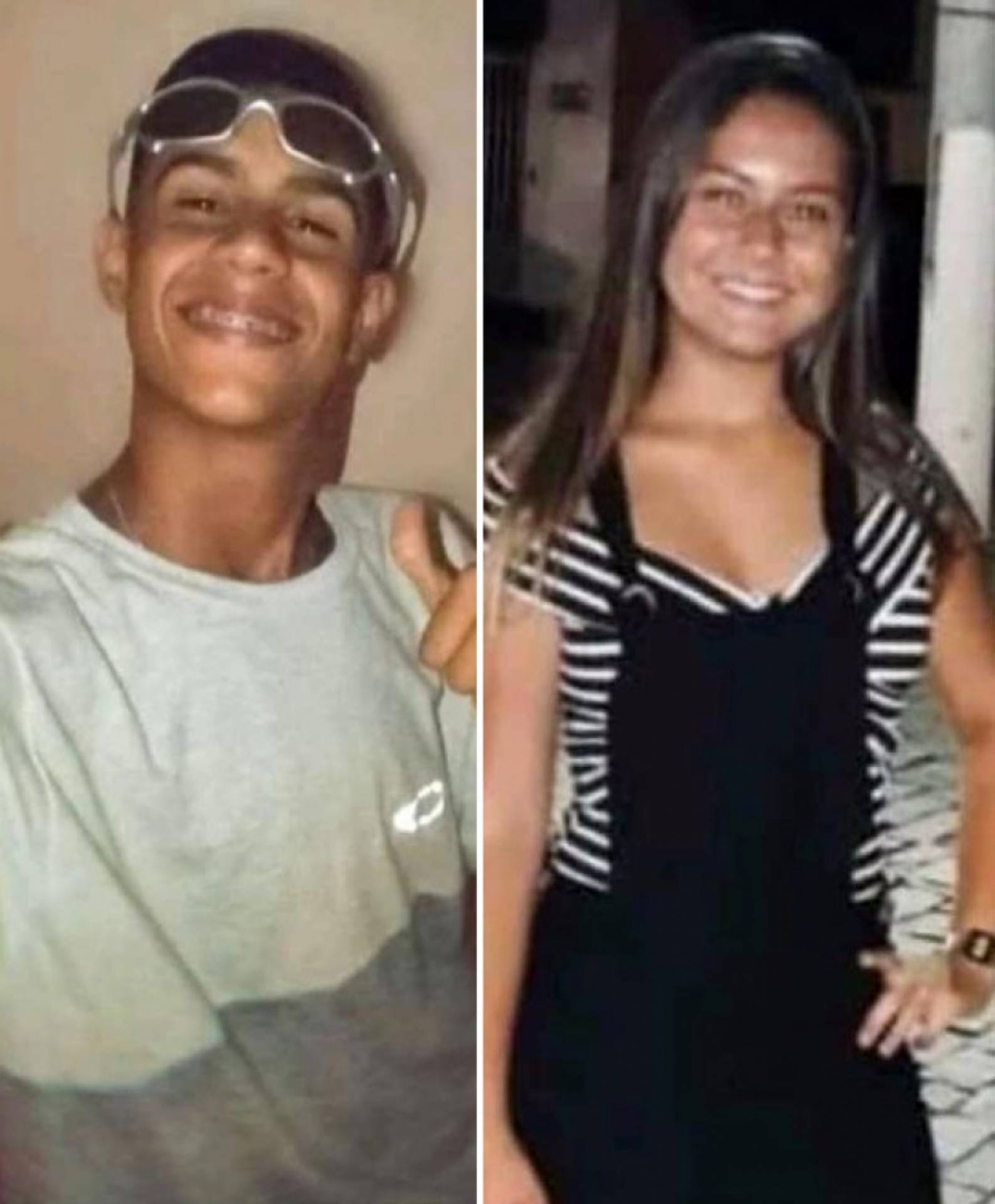 Gabriel tem 15 anos e Lorenna 16