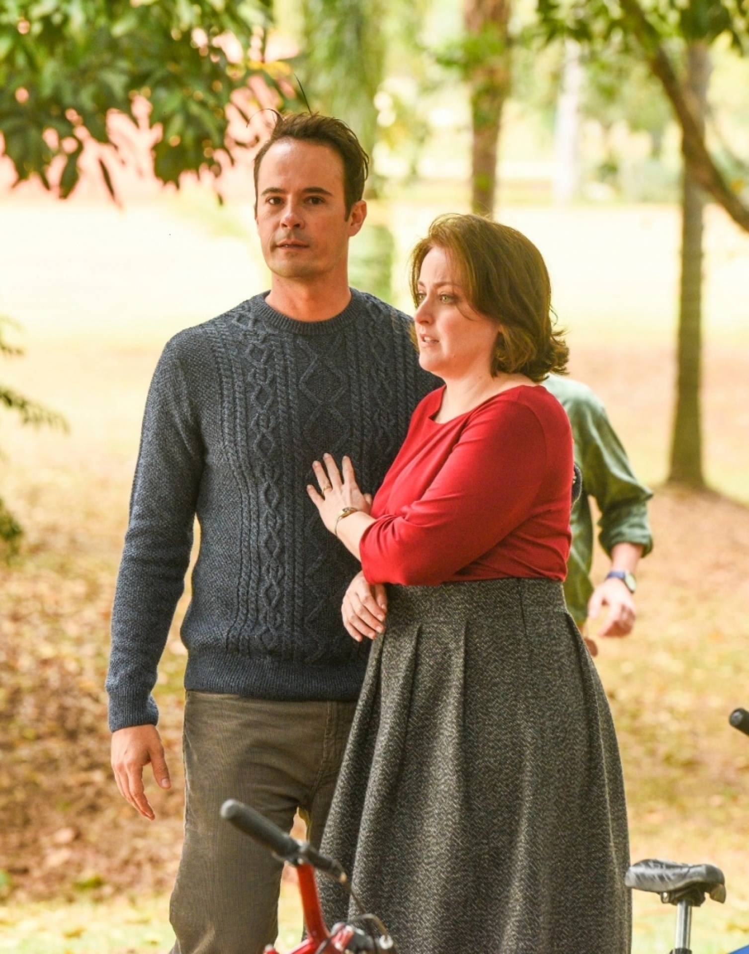 Paulinho Vilhena e Fafá Rennó no filme 'Turma da Mônica - Laços' - Divulgação 