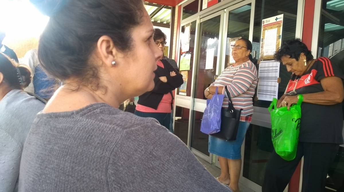 Sandra espera resultados do exame que o marido fez há quatro dias