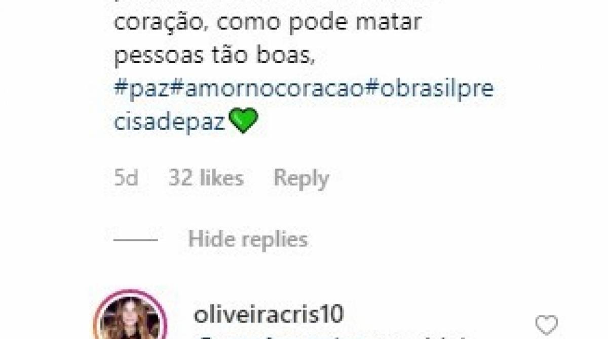 Internautas se confundem e acreditam que Aline Riscado morreu