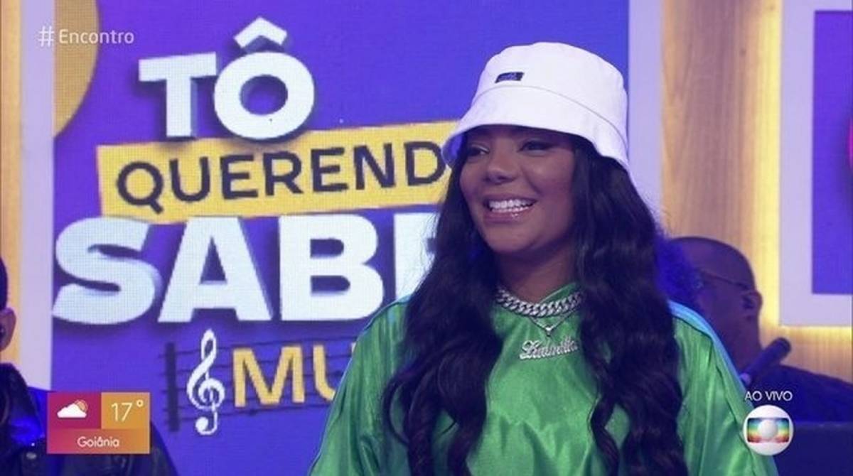 Ludmilla no 'Encontro' - Reprodução / TV Globo