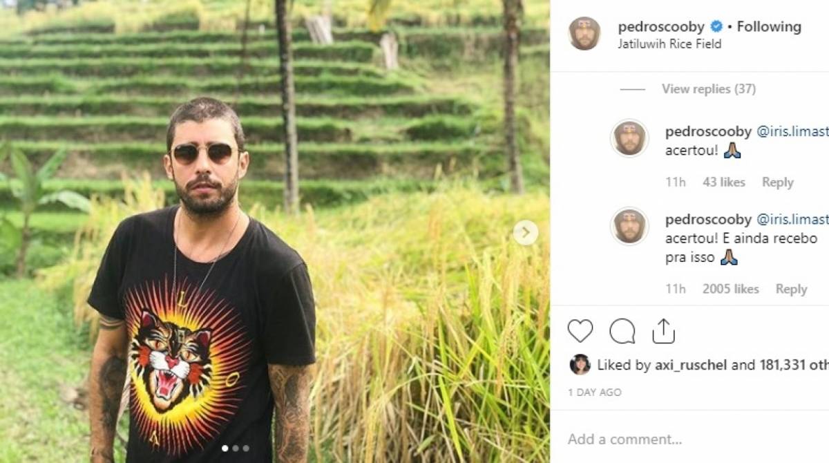 Pedro Scooby recebe críticas de seguidores após assumir namoro com Anitta