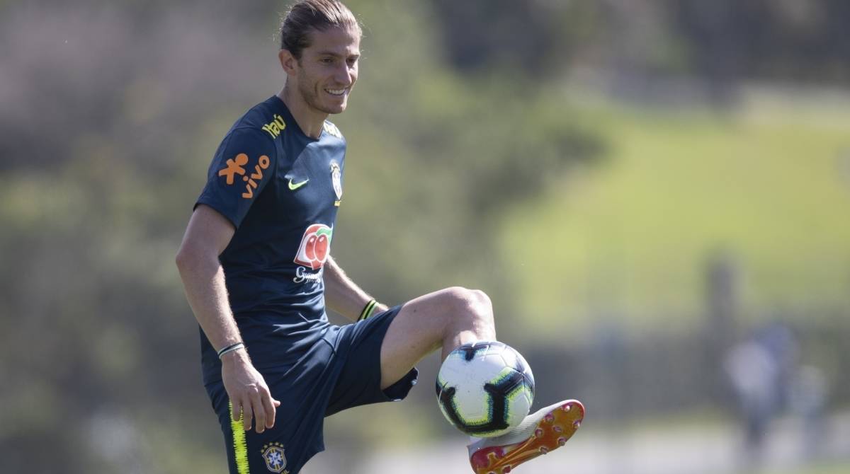 Lateral-esquerdo Filipe Luís, da seleção brasileira - Lucas Figueiredo/CBF