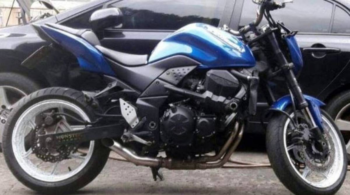 A moto em que eles estavam est&aacute; desaparecida