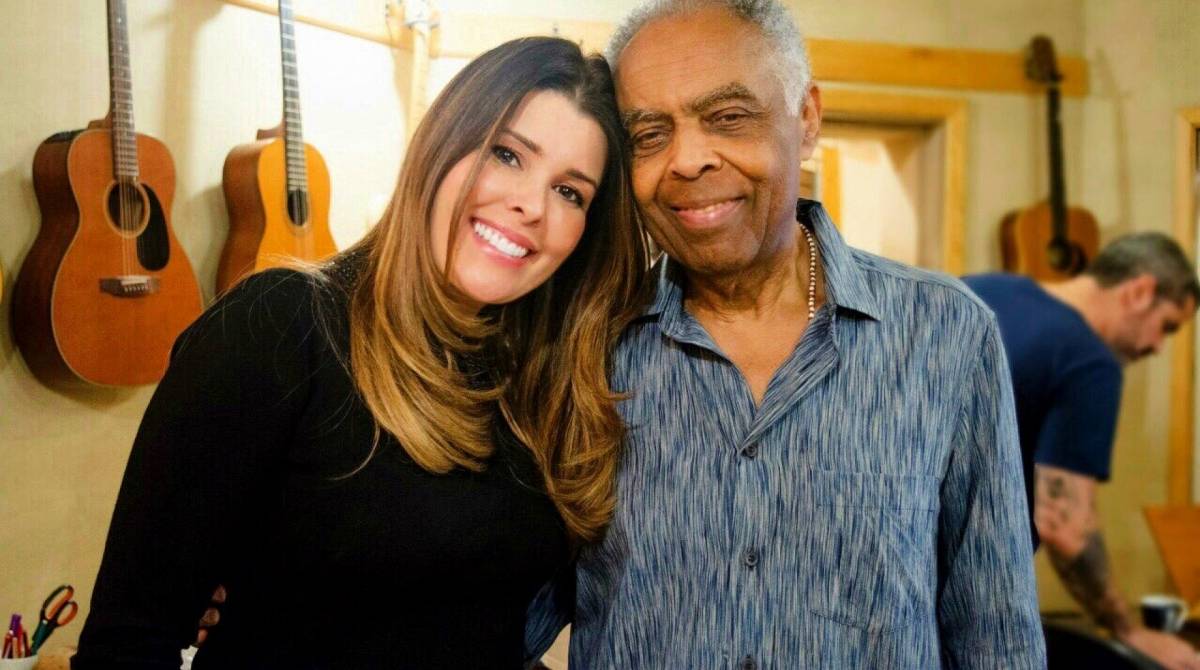  Nádia Figueiredo e Gilberto Gil - Divulgação