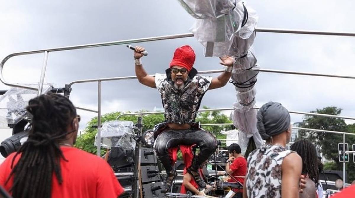 Carlinhos Brown é acusado de calote por empresa de segurança - Reprodução 