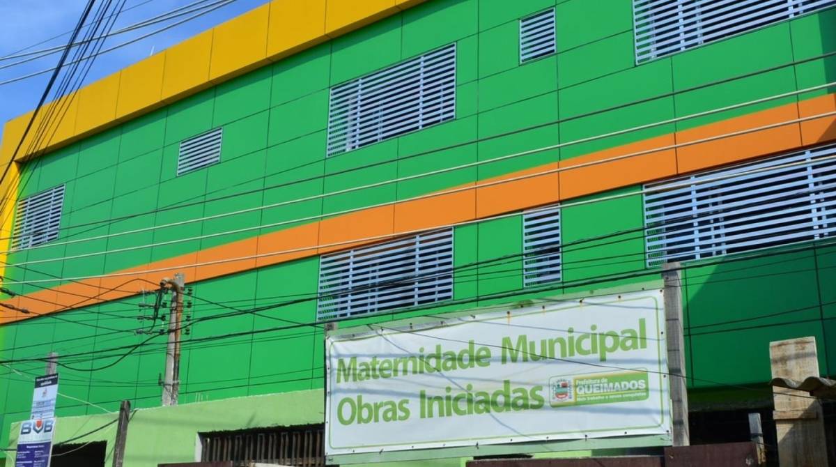 A Maternidade Municipal de Queimados deve ficar pronta em agosto - Divulgação