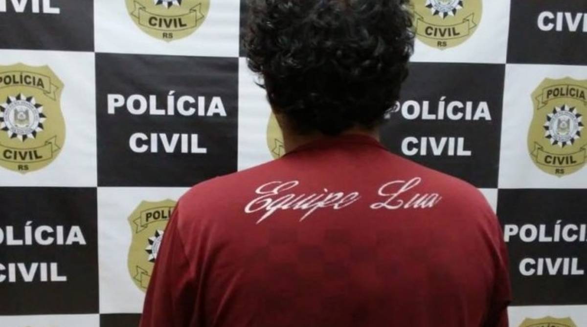 Homem foi preso em flagrante em Bom Jesus
 - Reprodução / Polícia Civil