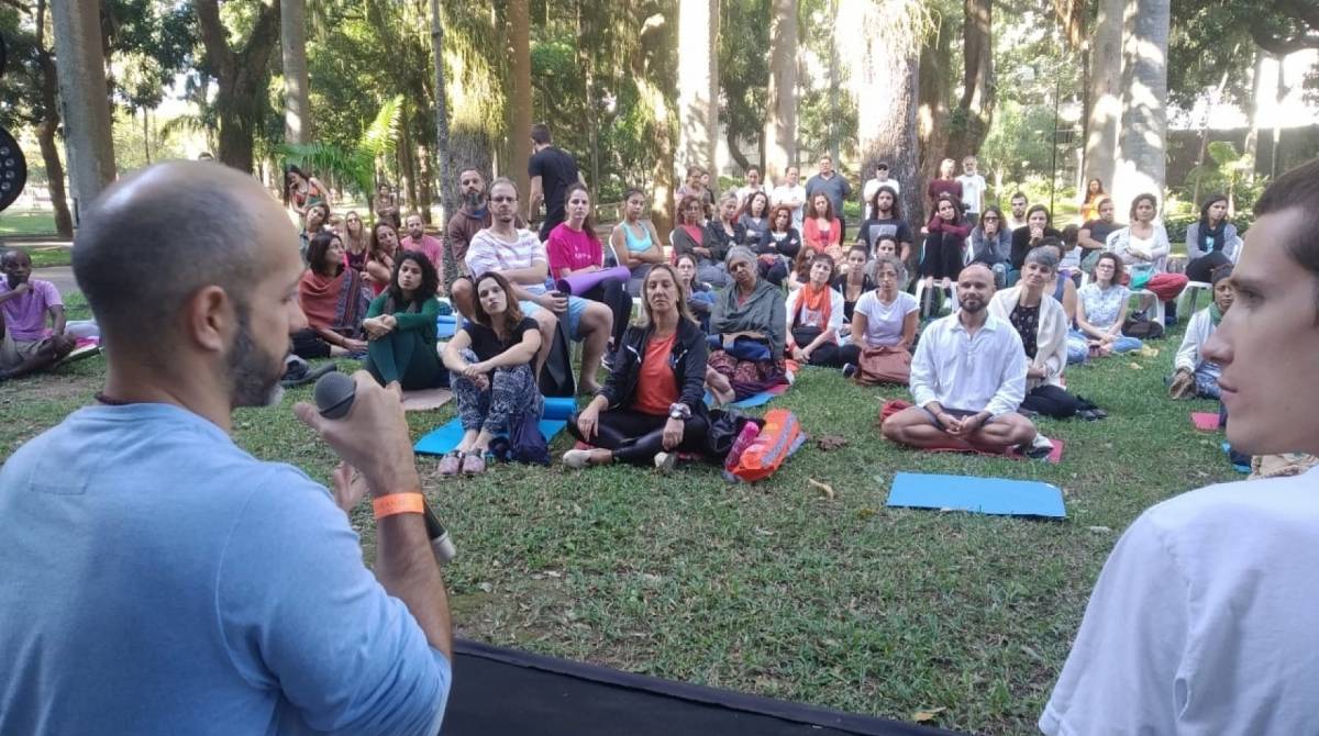 Dia Internacional do Yoga, no Museu da Rep&uacute;blica