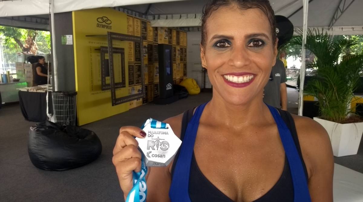 Roselaine Souza Ramos Benites chegou em 3º lugar. Há 11 anos atleta é adepta à maquiagem em competições