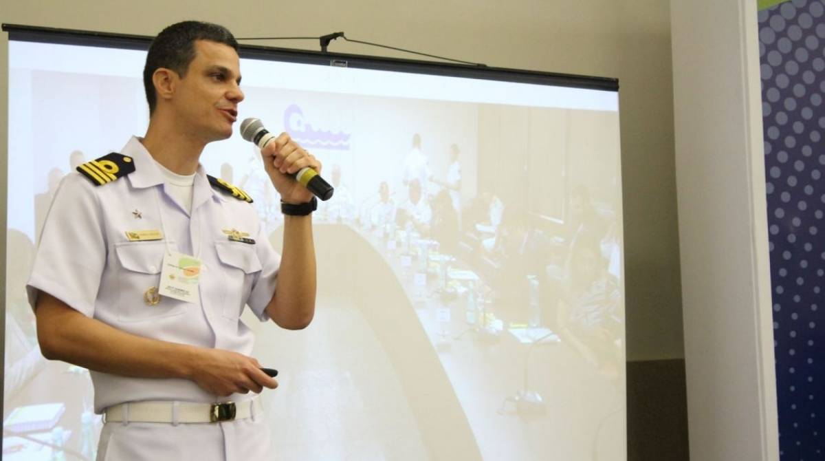 Comandante da Comiss&atilde;o Interministerial para os Recursos do Mar, Rodrigo de Campos Carvalho - Gomes Avilla/Divulga&ccedil;&atilde;o Instituto Brasil 