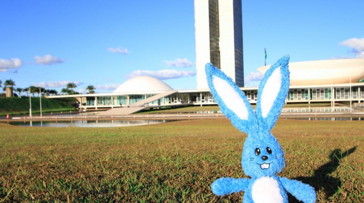 O coelho Sansão, personagem da \'Turma da Mônica\', faz um tour pelo Brasil em busca de Floquinho, cachorro do Cebolinha
