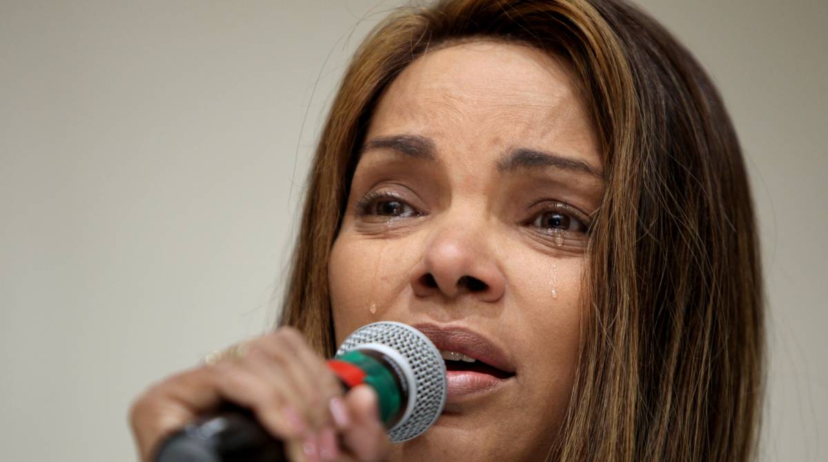 Rio de Janeiro - 25/06/2019 - A Deputada Flordelis durante coletiva a imprensa na Barra da Tijuca. Foto: Luciano Belford/Agencia O Dia