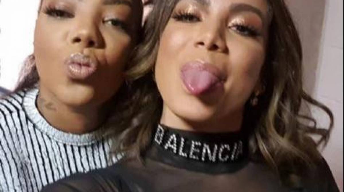 Ludmilla e Anitta - Reprodução da internet