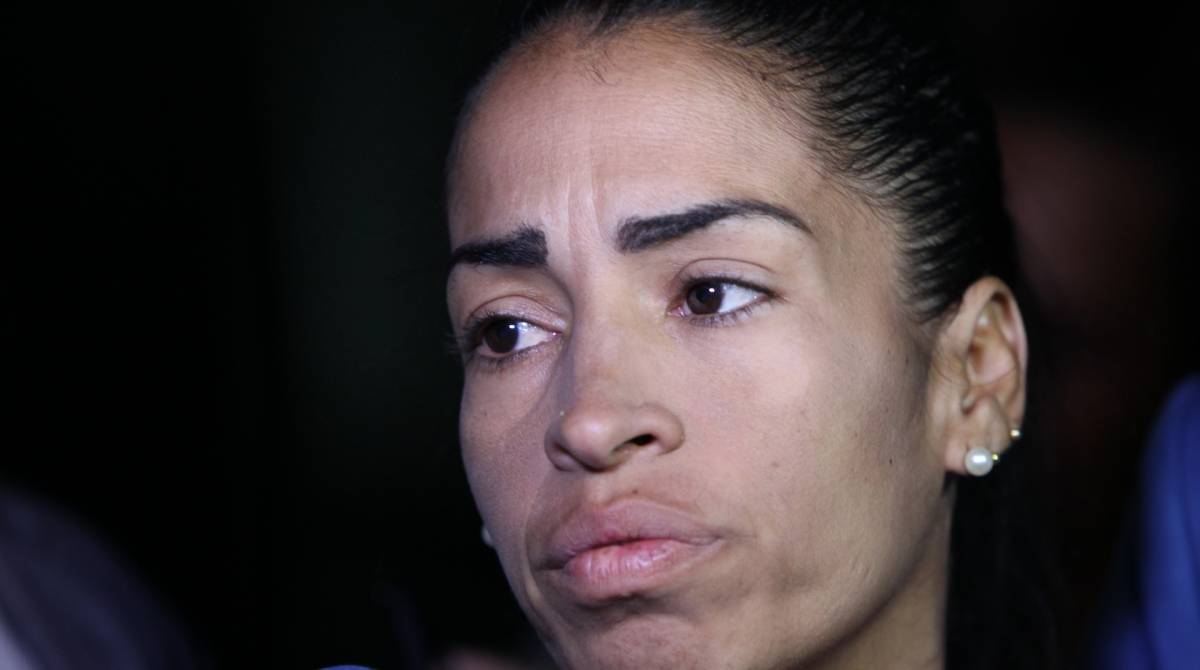 Rio de Janeiro 26/06/2019 - A irm&atilde; do pastor Anderson do Carmo deixa a DH de Niteroi apos presta depoimento acompanhada de seus advogados. Foto: Luciano Belford/Agencia O Dia - Luciano Belford/Agência O Dia