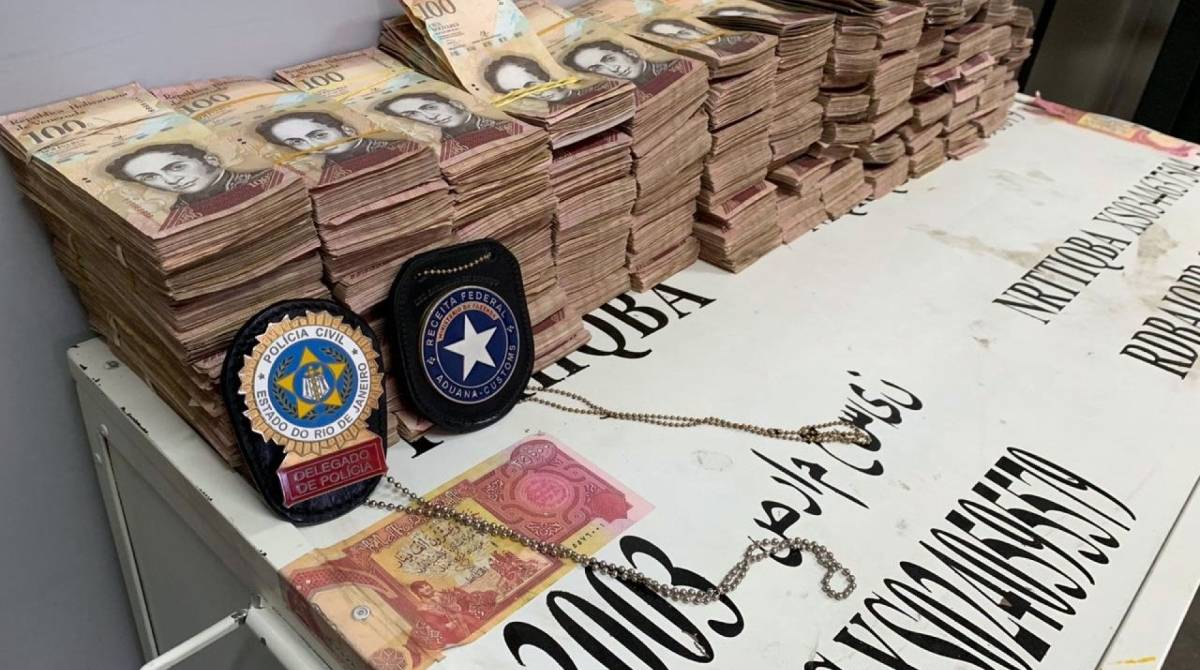 Dinheiro apreendido - Divulgação / Polícia Civil